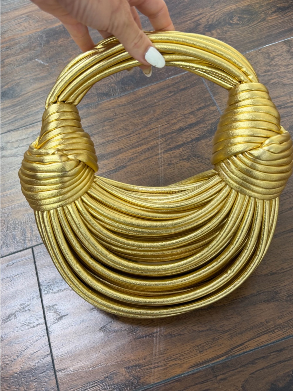 Gold Mini Knot Handle Bag - Unbranded - Picture 7 of 11